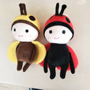 Creative Cartoon Ladybug Stuffed Children Plush Toy Birthday Gift
