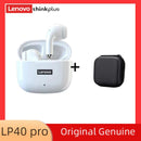 Original Lenovo LP40 Pro TWS Earphones Wireless Bluetooth 5.1 Sport Noise Reduction Headphones Touch Control 250mAH Earphones