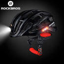 Casco de ciclismo ligero ROCKBROS, casco ultraligero para bicicleta, cascos de bicicleta de montaña moldeados integralmente, cascos seguros para hombres y mujeres de 57-62cm