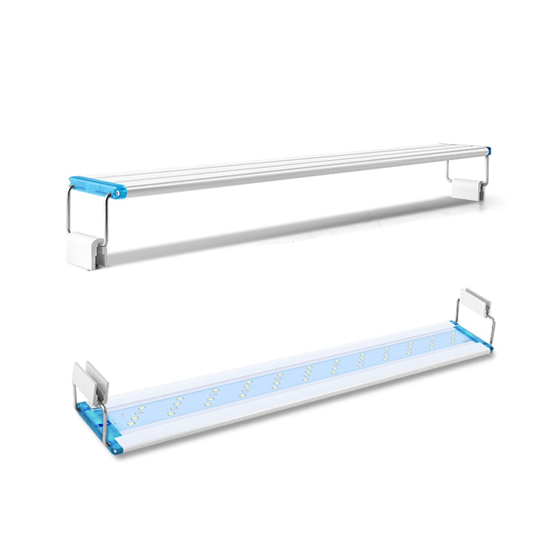 18-75 CM Super Slim LEDs Aquarium Beleuchtung Wasserpflanze Licht Erweiterbar Wasserdicht Clip auf Lampe Für Aquarium 90-260 V