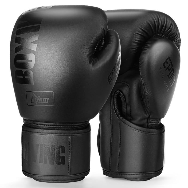 FIVING 10 12 14oz Boxing Gloves PU Leather Muay Thai Guantes De Boxeo Free Fight MMA Sandbag Training Glove For Men Women Kids