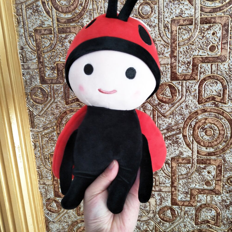 Creative Cartoon Ladybug Stuffed Children Plush Toy Birthday Gift