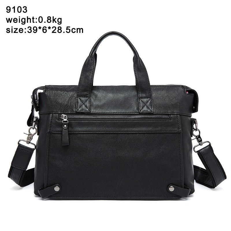 WESTAL, bolsos de mano de cuero para hombre, bolsos de mano, bolsos de cuero para ordenador portátil para hombre, bolso de hombro para hombre, maletines de negocios, bandolera cruzada