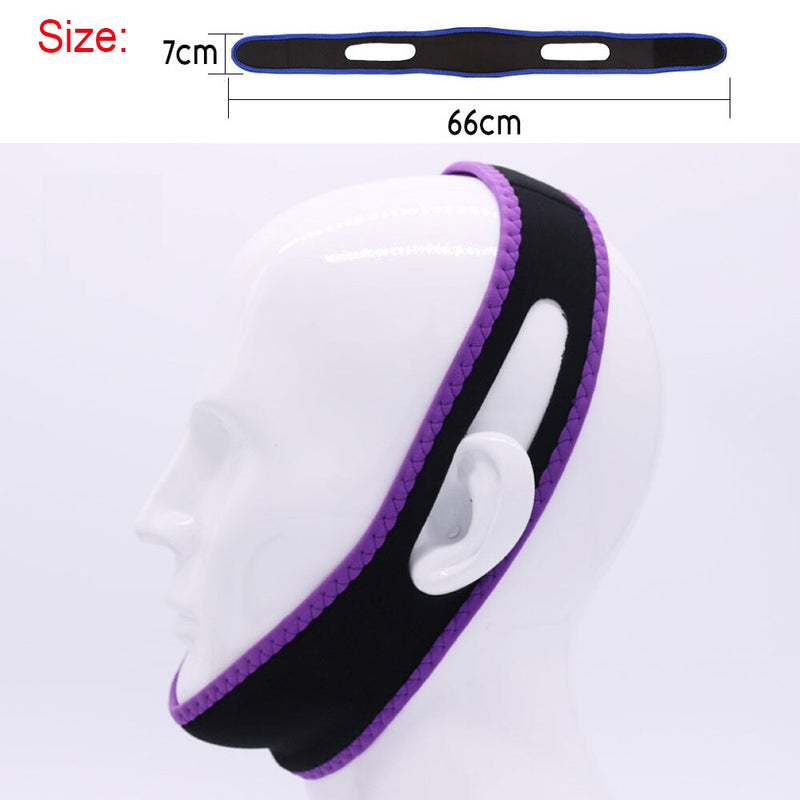 Tcare Anti Snoring Chin Strap Best Stop Snoring Device, Adjustable Snore Reduction Belt Sleep Aids Chin Strips Belt for Unisex