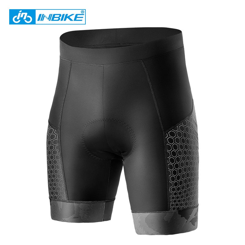 INBIKE 3D verdickte Pad Radhose stoßfest MTB Fahrradhose Sommer Herren Rennrad Shorts reflektierende Strumpfhose SA003