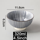 Japanese and Wind 4.5-inch Rice Bowl Ceramic Unglazed Anti-scalding Bowl European Simple Household Soup Bowl  High-legged