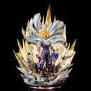 42cm Anime Dragon Ball Figur Super Saiyajin Son Gohan PVC Actionfigur mit Lichteffekt Sammlerstück Desktop-Statue Spielzeug Geschenke