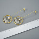 Lotus Fun The Moonlight Design Dangle Earrings Real 925 Sterling Silver Creative Handmade Fine Jewelry Earrings for Women Gift