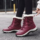Botines TUINANLE, zapatos de invierno para mujer, botas de nieve negras antideslizantes para mantener el calor, botas de mujer con cordones de talla grande 41, botas para mujer
