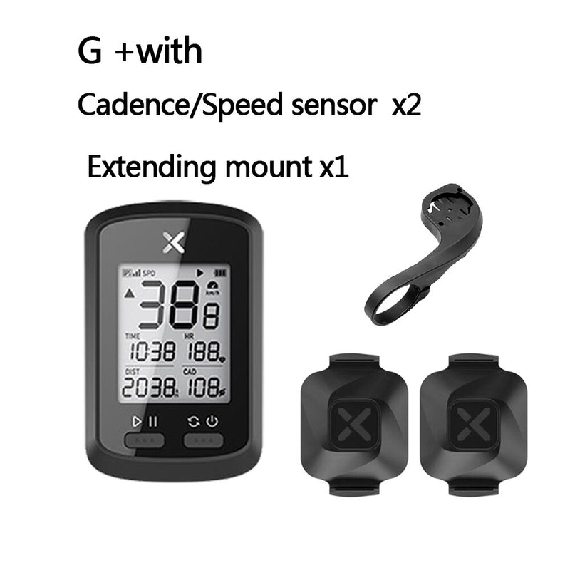 XOSS Bike Computer G+ Wireless GPS Speedometer Waterproof Road Bike MTB Bicycle Bluetooth ANT+ with Cadence Cycling Computers