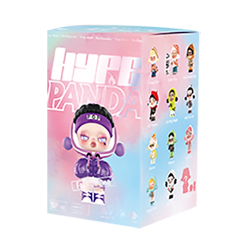 POP MART Skullpanda Hypepanda Series Blind Box 1PC/12PC Doll Binary Action Toys Figura Regalo de cumpleaños Kid Toy Mystery Box