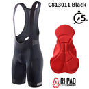 RION Cycling Shorts Men Ciclismo Masculina Bib Shorts Elastic Interface Cushion Long Distance MTB Padded Shorts Tights Slim Fit