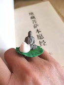 NEW~1Pcs Maitreya Buddha statue/fairy garden gnome/moss terrarium home decor/crafts/bonsai/bottle garden/miniature/figurine