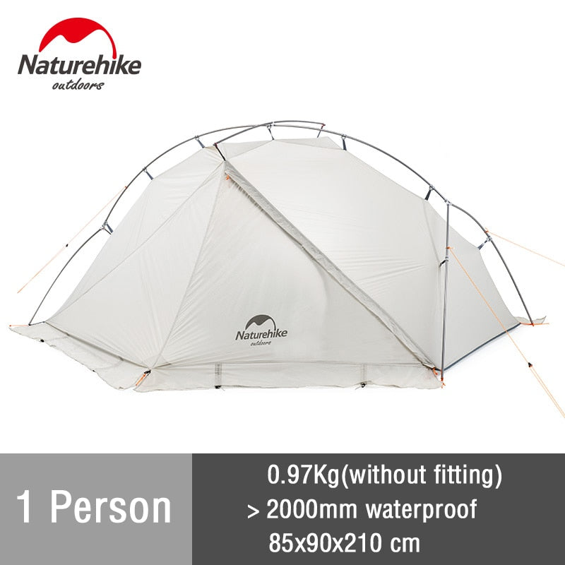 Naturehike VIK Zelt 1 2 Personen Ultraleichtes Zelt Tragbares Reise Wandern Outdoor Zelt Luftiges Angelzelt Wasserdichtes Campingzelt