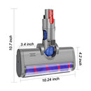 Motorized Floor Brush Head Tool For Dyson V8 V7 V10 V11 Vacuum Cleaner Soft Sweeper Roller Head Floor Brush Replacement