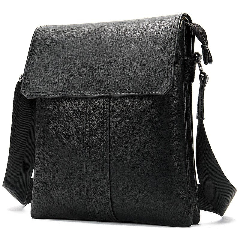 WESTAL Men's Shoulder Bag Men Genuine Leather Messenger Bags Big Male Black Crossbody Bags for Men Bag Leather Man Handbags 8830