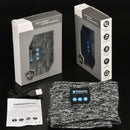 Diadema inalámbrica con Bluetooth para música, banda para el sudor elástica deportiva para correr, diademas para dormir, auriculares con altavoz