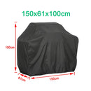 BBQ Cover Outdoor Dust Waterproof Weber Heavy Duty Grill Cover Rain Protective outdoor Barbecue cover round bbq grill black