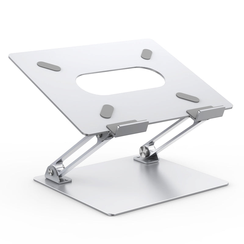 XIDU Soporte para computadora portátil Aluminio para escritorio Macbook Pro Soporte Base de soporte ajustable Soporte para computadora portátil Soporte para computadora portátil 11-14 pulgadas