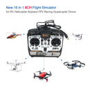 LIKEWEN 0904A/0908A 6-8CH 16 en 1 RC Flight Simulator W/CD Support G7 Phoenix 5 XTR para FPV Racing Drone Helicóptero Quadcopter