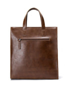 Bolso informal para hombre, bandolera de hombro de cuero de pu de caballo loco, bolso de moda británica para hombre, bandolera de gran capacidad