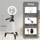 10&quot; 26cm LED Selfie Ring Light Photography Video Light RingLight Phone Stand Tripod Fill Light Dimmable Lamp Trepied Streaming