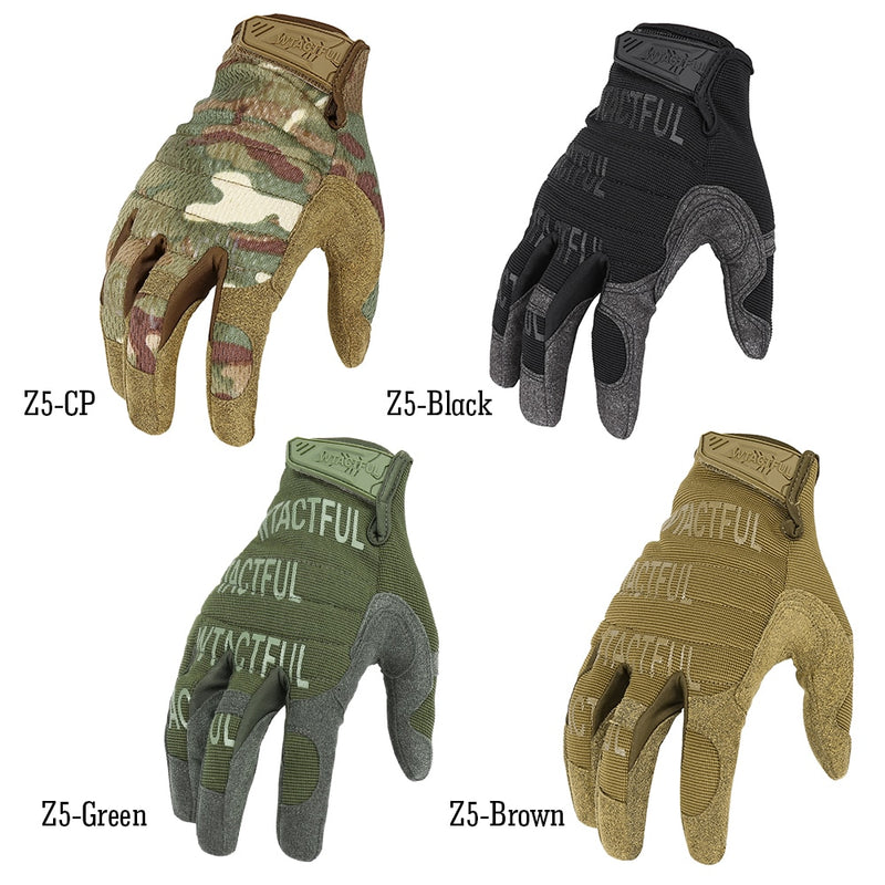 Guantes tácticos al aire libre entrenamiento militar ejército deporte escalada tiro caza montar ciclismo dedo completo antideslizante mitones