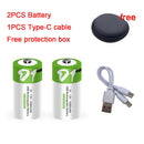 NEW D size 12000mWh lithium Rechargeable battery USB charging li-ion batteries for domestic water heater with natural gas stove