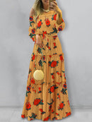 ZANZEA Fashion Off Shoulder Vestidos Female Lace Up Belted Dresses Beach Holiday Ruffle Robe Womens Bohemian Long Maxi Dress