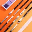 BEILI Professional 6/8pcs Classic Natural Eye Makeup Brushes Set Eyeshadow Eyebrow Blending Smokey Black Beauty Make up Brushes