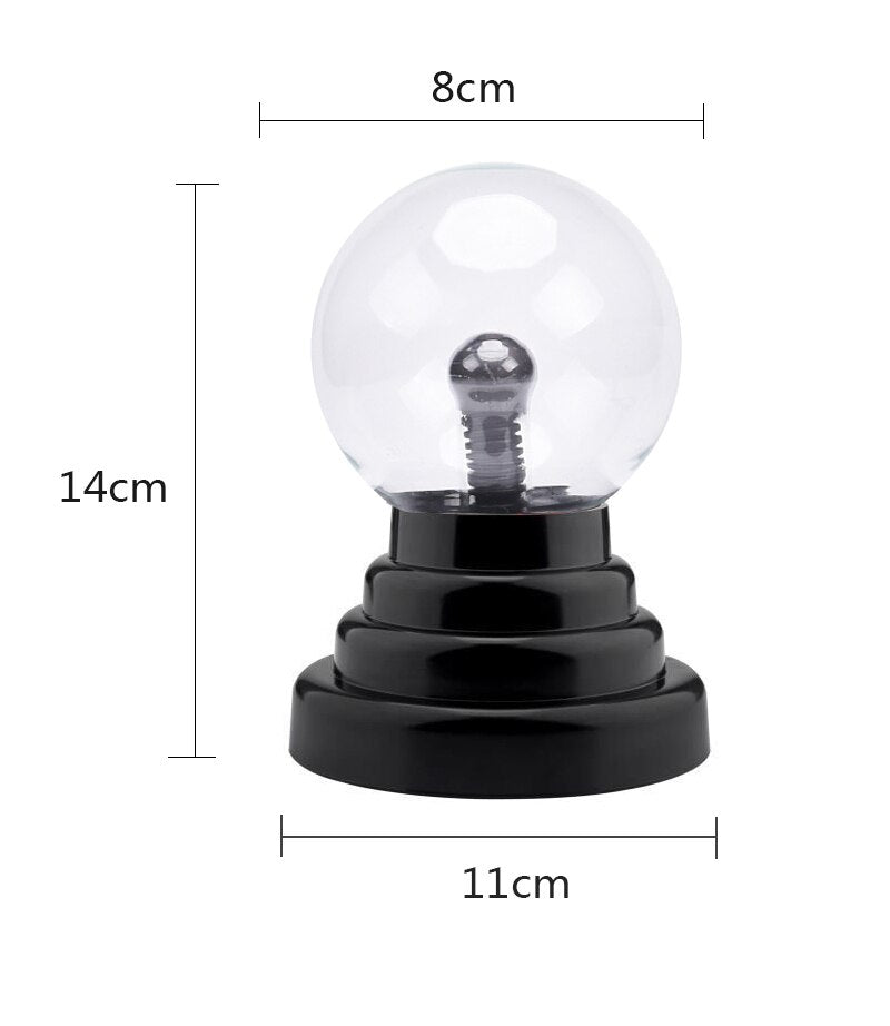 New Novelty Plasma Magic Ball Lamp Touch Night Light Christmas Gift Thunder Lightning Toys for Kid Home Party Prop Decoration