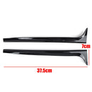 For Volkswagen VW Polo MK5 6R 6C 2011-2017 Rear Window Splitter Deflector Cover Side Spoiler Canard Sticker Trim Car Accessories