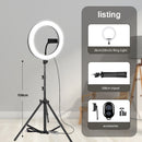 10&quot; 26cm LED Selfie Ring Light Photography Video Light RingLight Phone Stand Tripod Fill Light Dimmable Lamp Trepied Streaming
