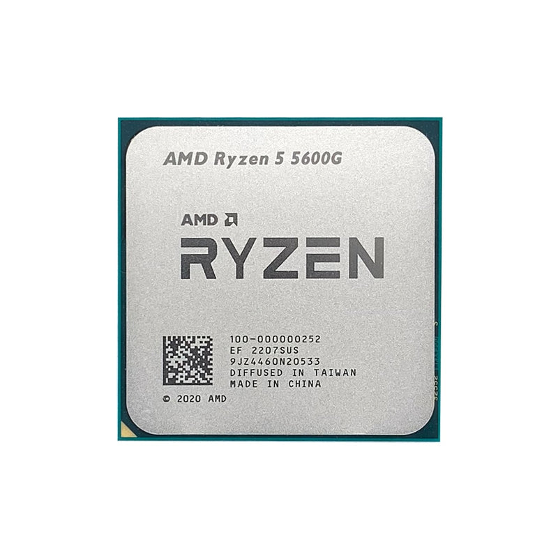 Procesador de CPU AMD Ryzen 5 5600G R5 5600G 3,9 GHz, seis núcleos, doce hilos, 65 W, L3 = 16 M, 100-000000252, enchufe AM4, sin ventilador