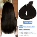 AW Tape In Human Hair Straight Extensions Black Brown Invisible Seamless None Remy Skin Weft European Natural Hair Extension