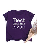 Bestes Oma-T-Shirt Bestes Mama-T-Shirt Geschenk für neues Grammy-niedliches Muttertags-T-Stück Lustige Großmutter-T-Shirts Kleidung