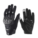 Guantes de motocicleta SOMAN, guantes de cuero de fibra de carbono para montar en Moto, guantes de protección para motocicleta para hombre, guantes de Motocross, Moto Luvas MG19