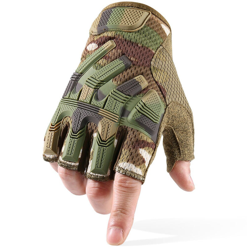 Fingerlose Handschuhe Halbfingerhandschuhe Taktische Militärarmee Fäustlinge SWAT Airsoft Fahrrad Outdoor Schießen Wandern Fahren Männer Neu