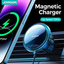 Joyroom Magnetische Handyhalterung KFZ Wireless Charger für iPhone 14 13 12 Pro Max Schnelllade-Kfz-Ladegerät Halterung mit Blaulicht
