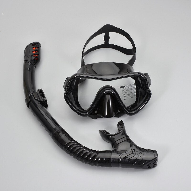 Professional Snorkel Diving Mask and Snorkels Goggles Glasses Diving Swimming Easy Breath Tube Set Snorkel Mask