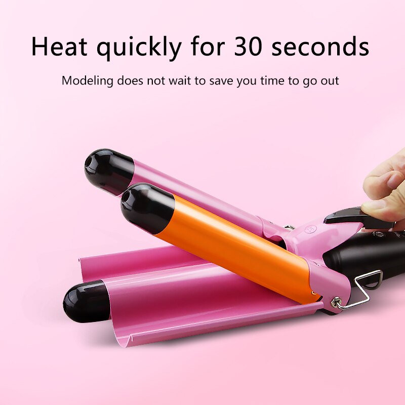 Hair Curling Iron Professional Triple Barrel Hair Curler Hair Wave Waver Styling Tools Fashion Styler Wand