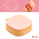 Tcare Travel Pill Organizer Moisture Proof Pills Box for Pocket Purse Daily Pill Case Portable Medicine Vitamin Holder Container