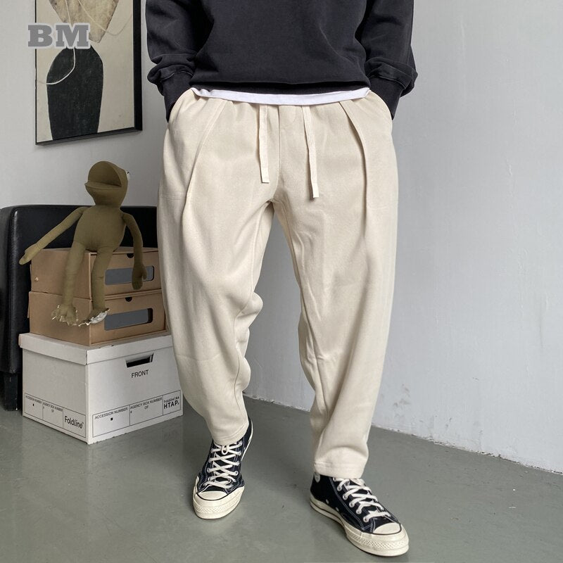 Spring Autumn Fashion Casual Sweatpants Men Clothing Hip Hop Sports Harem Pants Japanese Harajuku Joggers Trend Trousers Male