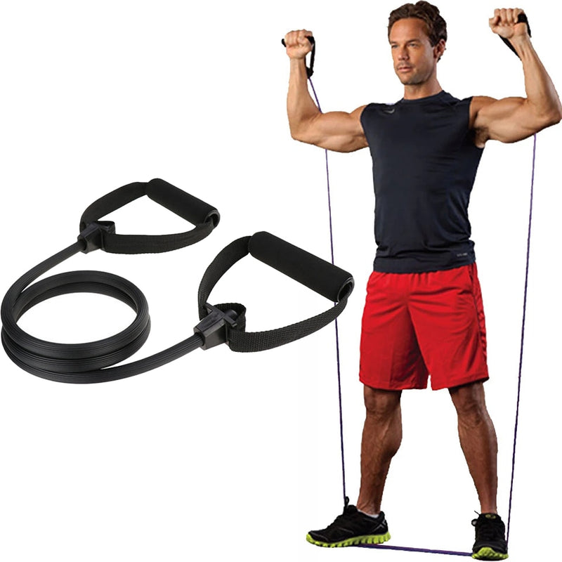 Neues Fitness-Sport-Pilates-Bar-Kit Gym Workout Stick Pilates-Übungs-Bar-Kit mit Widerstandsband Bodybuilding Puller Yoga-Seil