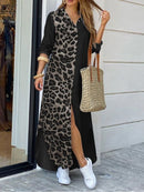 ZANZEA Women's Dress Vintage Shirt Vestido De Mujer Casual Solid Ropa De Mujer 2022 Female Lapel Neck Party Dress