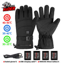 HEROBIKER Motorcycle Gloves Waterproof Heated Guantes Moto Touch Screen Battery Powered Motorbike Racing Riding Gloves Winter##