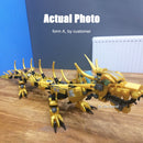 Traditional Ninja Kendo Training Set Golden Flying Fighting Dragon Red Green Blue DIY Building Blocks Toys for Kids Boys Gift