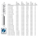 XCAN 2 Flute Ball Nose End Mill 4/6mm Shank CNC Router Bit Carbide End Mill Spiral Milling Cutter for Woodworking