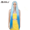 Noble Cosplay Wigs For Black Women Straight Synthetic Lace WIg 38 Inch Ombre Blonde Lace Wig Cosplay Blonde Synthetic Lace Wig