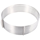 Adjustable Layer Cake Slicer Kit Mousse Stainless Steel Mould Slicing Cake Setting Ring DIY Bakeware Tools Cake Tool